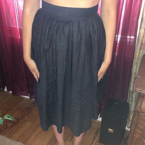 St. John Dark Grey Skirt